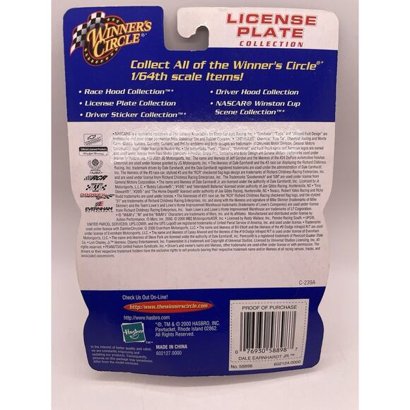 Dale Earnhardt Jr #8 2000 Spirit of the Night Sam Bass Winners Circle 1:43 F38 - Picture 2 of 3